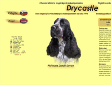 Tablet Screenshot of cocker.sk